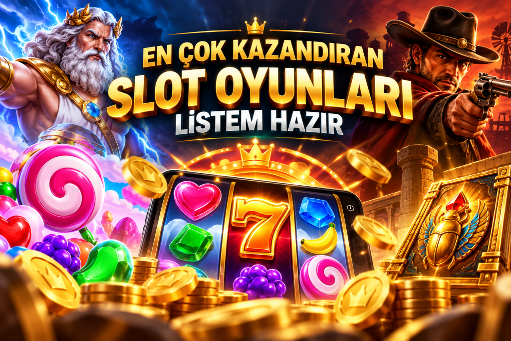 En Çok Kazandıran Slot Oyunları Listem Hazır